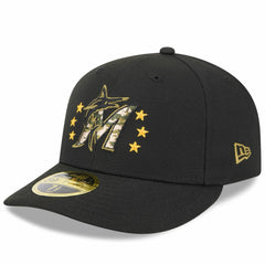 Miami Marlins New Era 2024 Armed Forces Day Low Profile 59FIFTY Fitted Hat Clearance