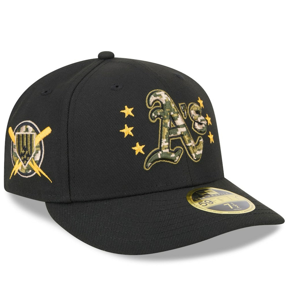 Athletics New Era 2024 Armed Forces Day Low Profile 59FIFTY Fitted Hat Lifestyle