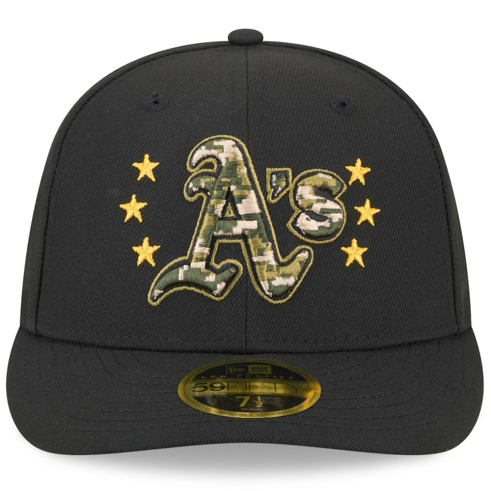 Athletics New Era 2024 Armed Forces Day Low Profile 59FIFTY Fitted Hat Lifestyle