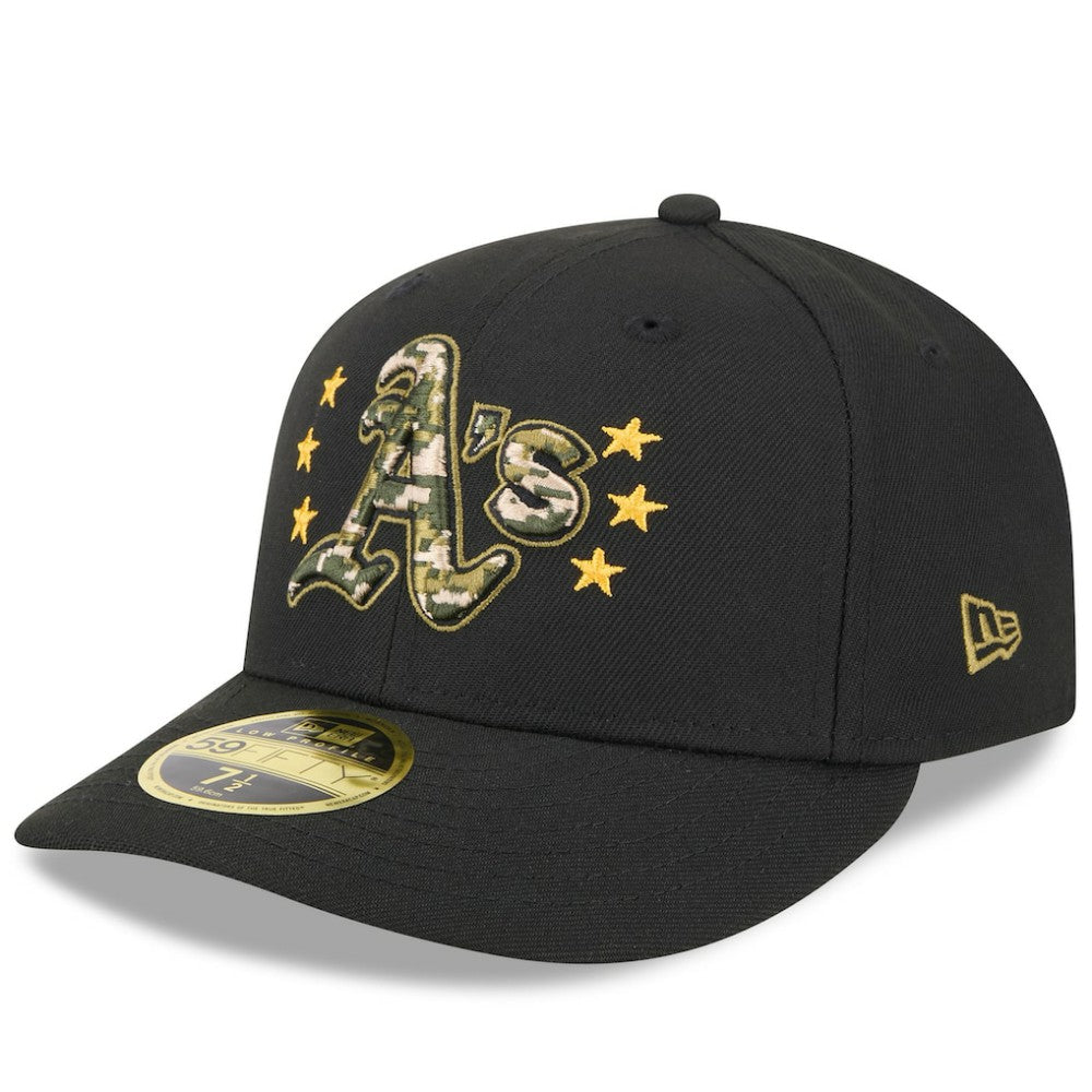 Athletics New Era 2024 Armed Forces Day Low Profile 59FIFTY Fitted Hat Lifestyle