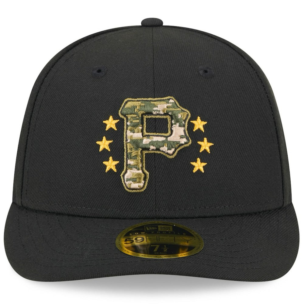 Pittsburgh Pirates New Era 2024 Armed Forces Day Low Profile 59FIFTY Fitted Hat Clearance