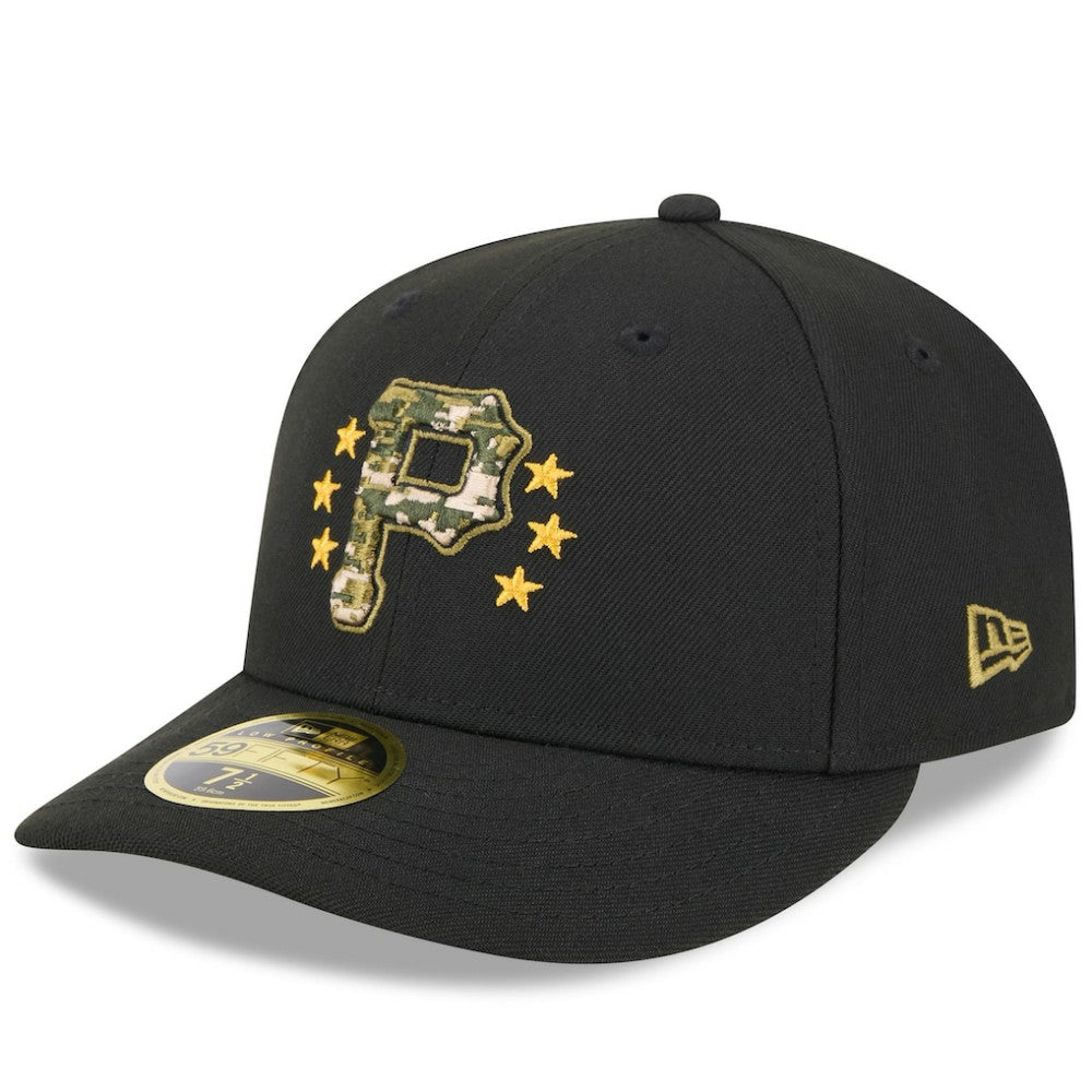 Pittsburgh Pirates New Era 2024 Armed Forces Day Low Profile 59FIFTY Fitted Hat Clearance