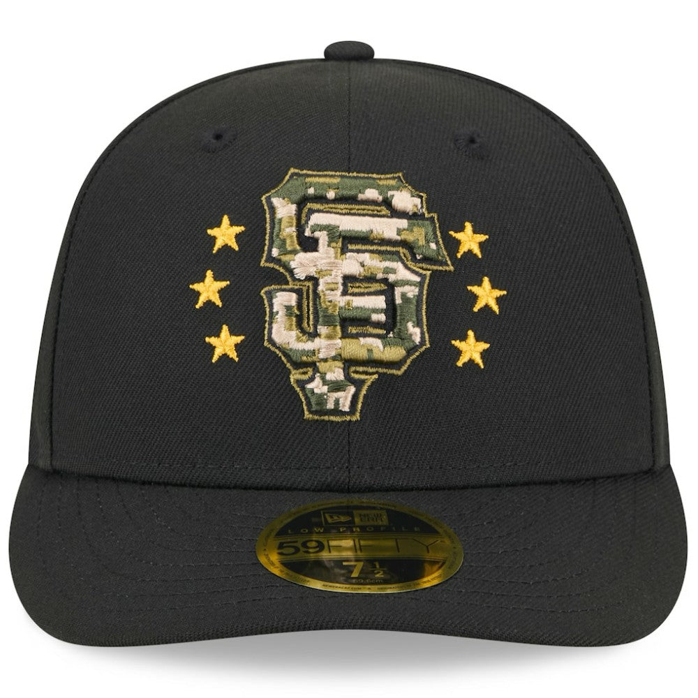 San Francisco Giants New Era 2024 Armed Forces Day Low Profile 59FIFTY Fitted Hat Lifestyle