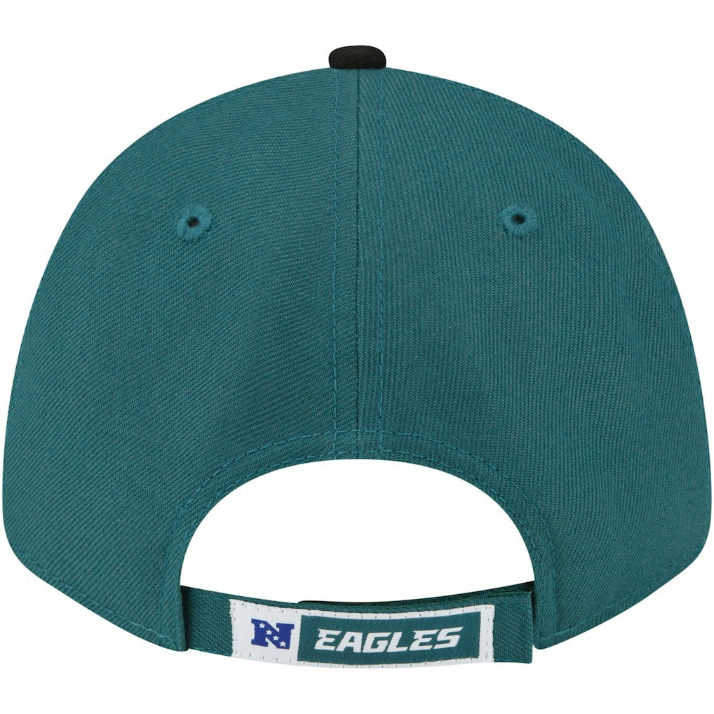 Philadelphia Eagles New Era The League Two-Tone 9FORTY Adjustable Hat Midnight Green/Black - NFL