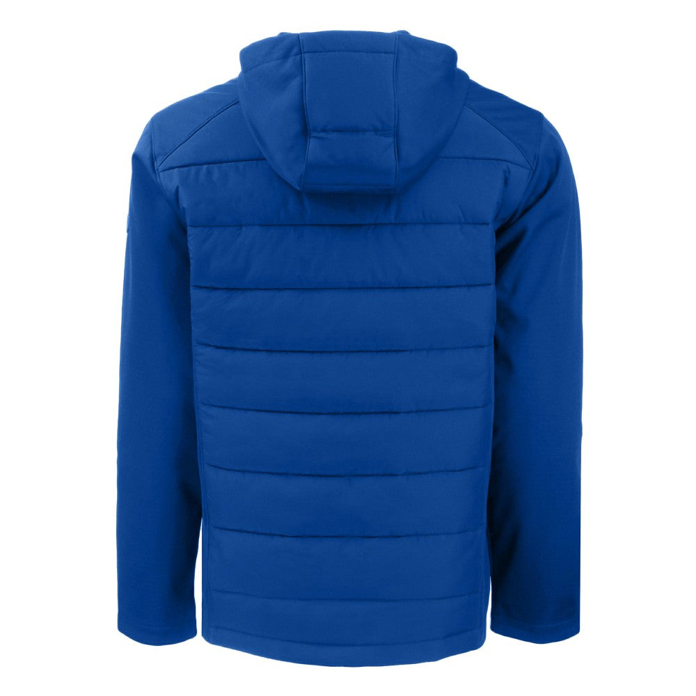New York Mets Cutter & Buck Evoke Hybrid Eco Softshell Recycled Full-Zip Hoodie On Sale