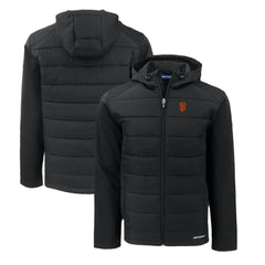 San Francisco Giants Cutter & Buck Evoke Hybrid Eco Softshell Recycled Full-Zip Hoodie Online