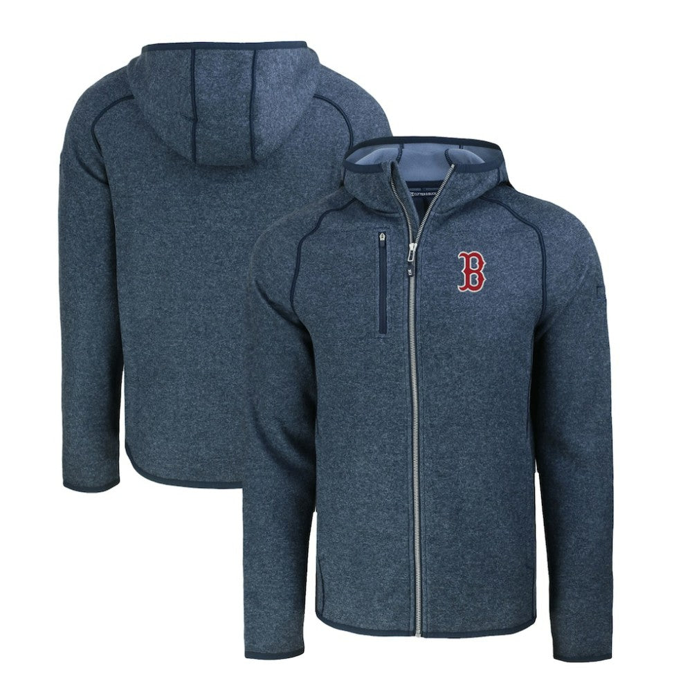 Boston Red Sox Cutter & Buck Mainsail Full-Zip Hooded Jacket Clearance