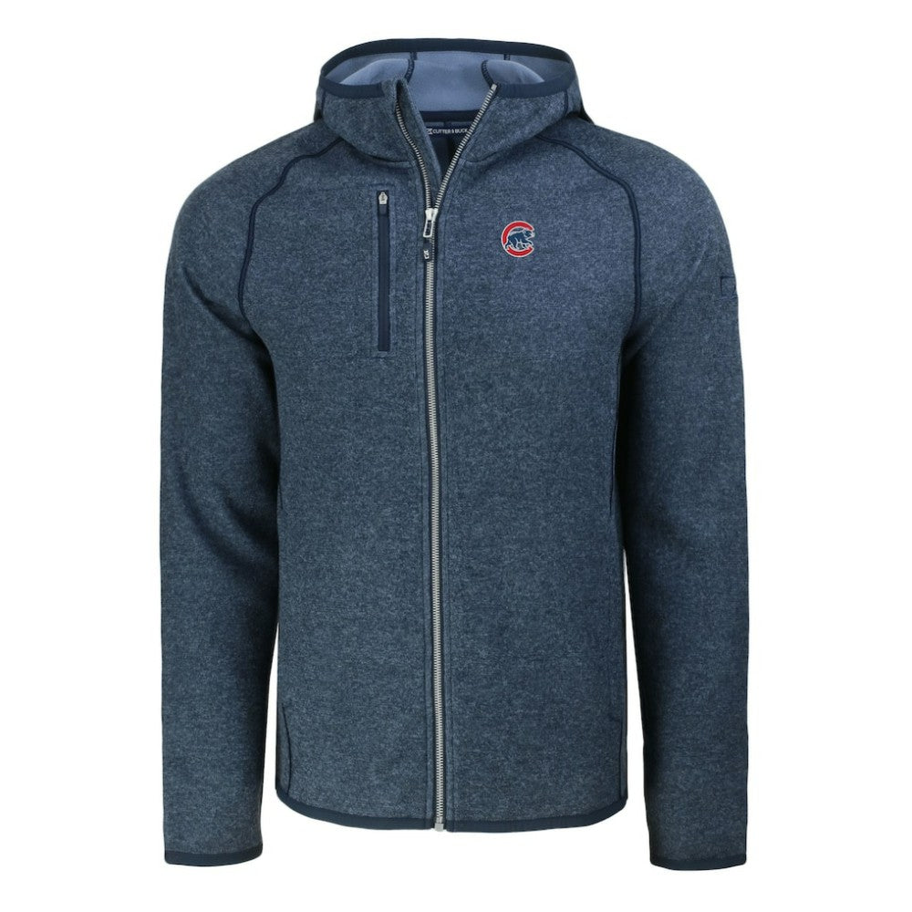 Chicago Cubs Cutter & Buck Mainsail Full-Zip Hooded Jacket for sale