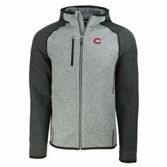 Cincinnati Reds Cutter & Buck Mainsail Full-Zip Hooded Jacket On Sale