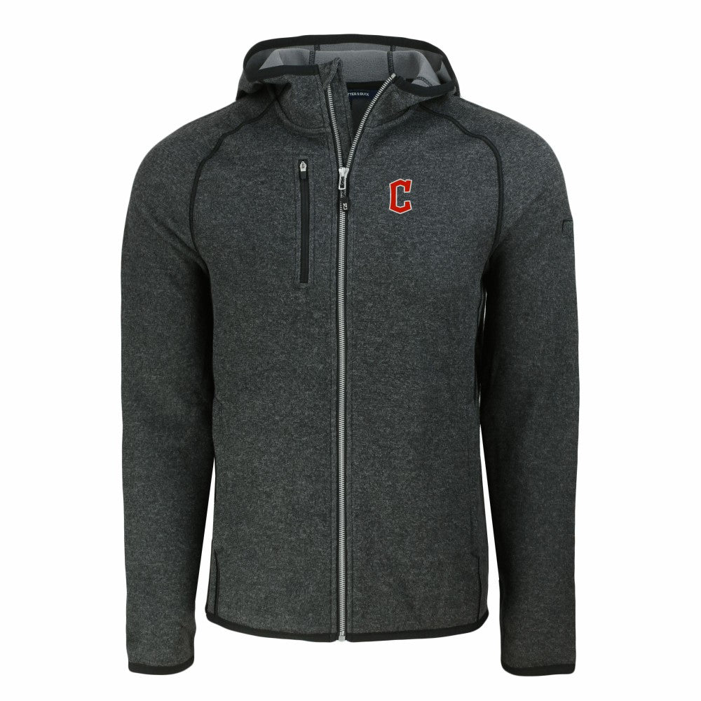 Cleveland Guardians Cutter & Buck Mainsail Full-Zip Hooded Jacket for sale
