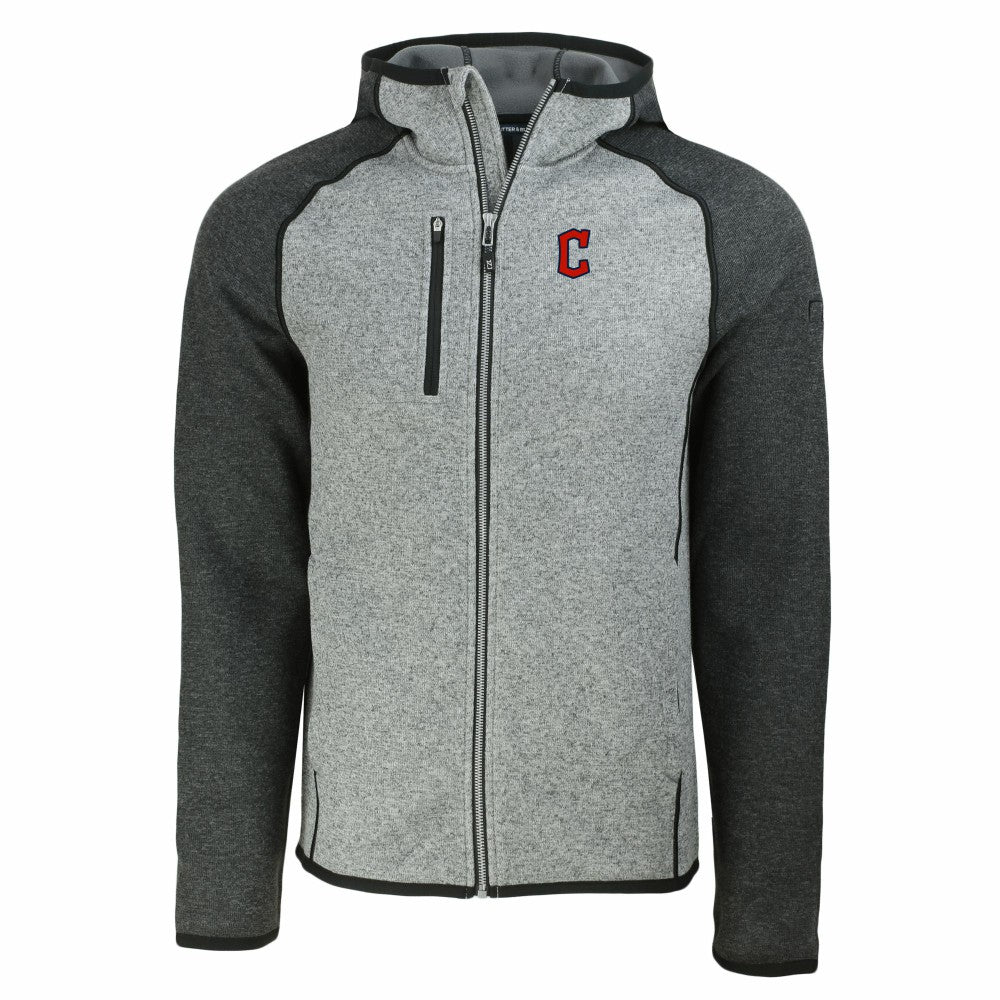 Cleveland Guardians Cutter & Buck Mainsail Full-Zip Hooded Jacket Near Me
