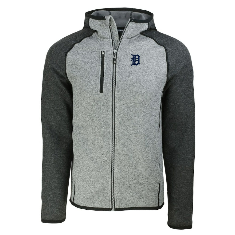 Detroit Tigers Cutter & Buck Mainsail Full-Zip Hooded Jacket Near Me