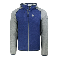 Los Angeles Dodgers Cutter & Buck Mainsail Full-Zip Hooded Jacket for sale