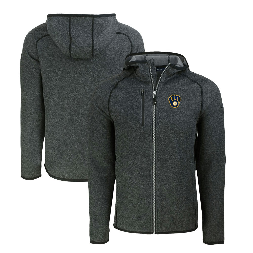 Milwaukee Brewers Cutter & Buck Mainsail Full-Zip Hooded Jacket Near Me