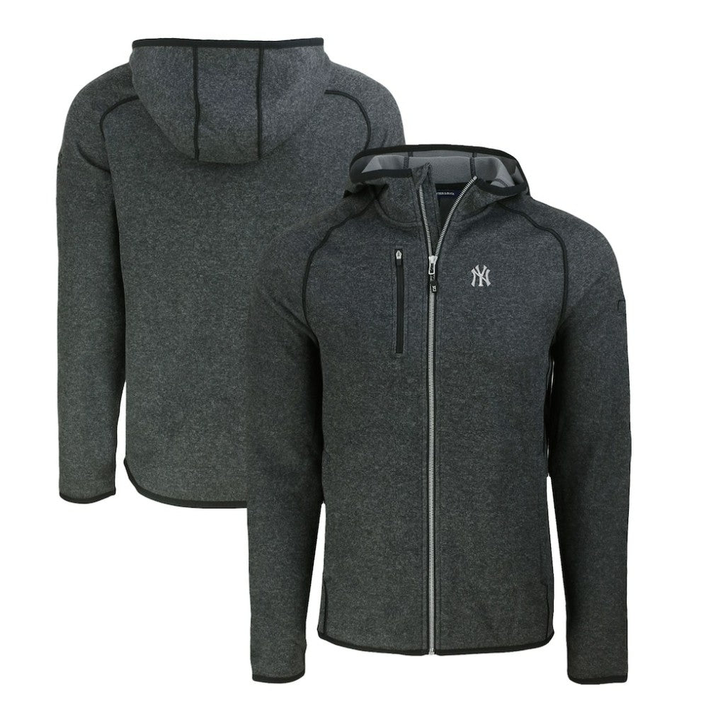 New York Yankees Cutter & Buck Mainsail Full-Zip Hooded Jacket Clearance