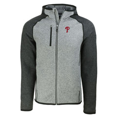 Philadelphia Phillies Cutter & Buck Mainsail Full-Zip Hooded Jacket Lifestyle