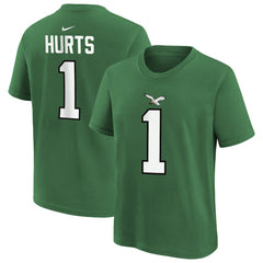 Jalen Hurts Philadelphia Eagles Preschool Player Name & Number T-Shirt Kelly Green - Nike