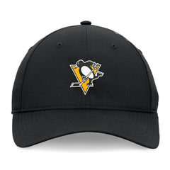 Pittsburgh Penguins Fanatics Front Office Ripstop Adjustable Hat Black