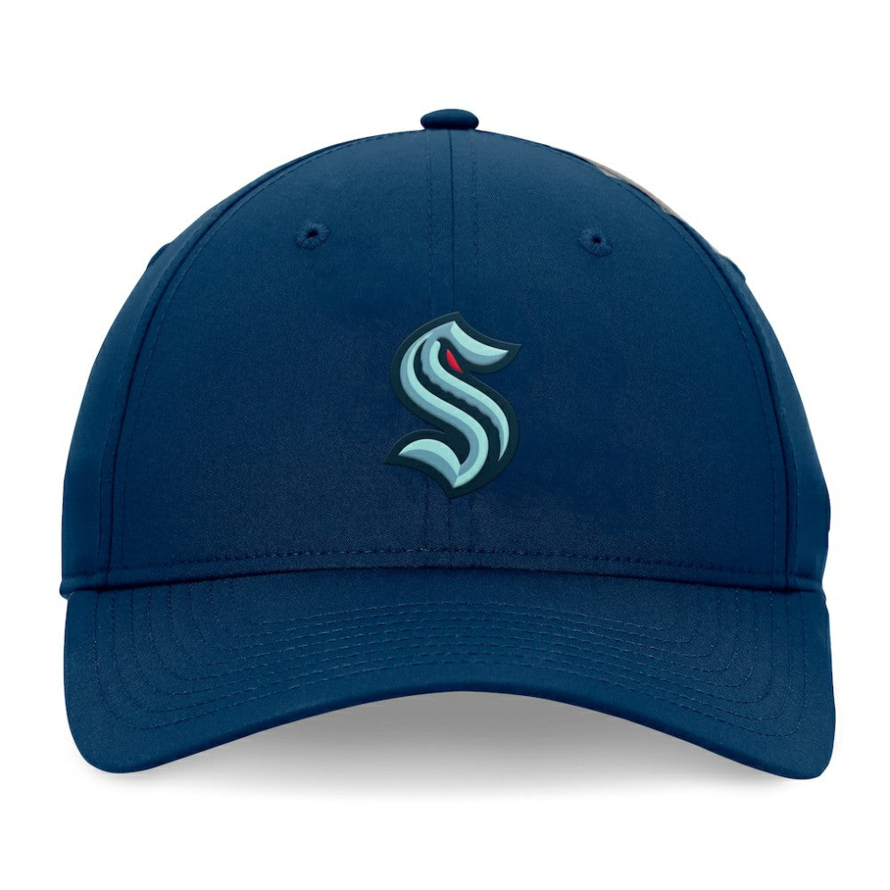 Seattle Kraken Fanatics Front Office Ripstop Adjustable Hat Deep Sea Blue