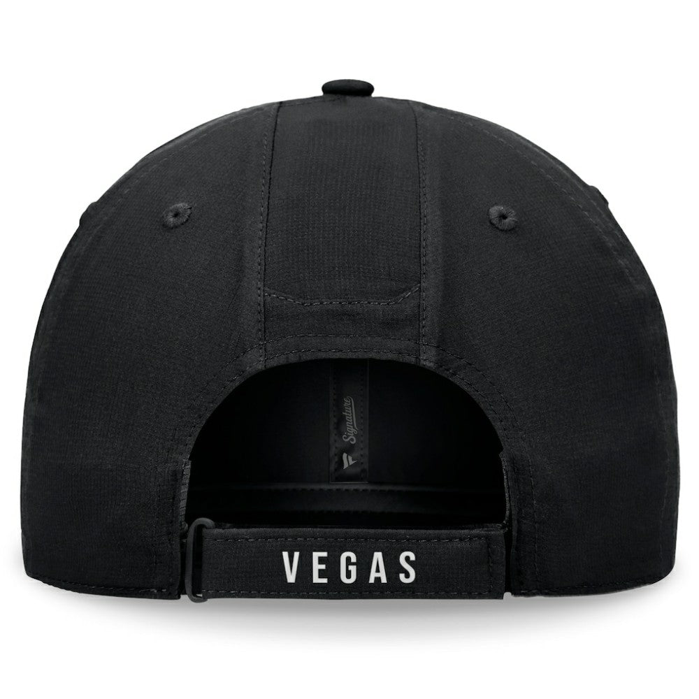 Vegas Golden Knights Fanatics Front Office Ripstop Adjustable Hat Black