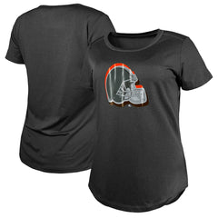 Cleveland Browns New Era Women's 2024 NFL Draft T-Shirt Charcoal - NFL