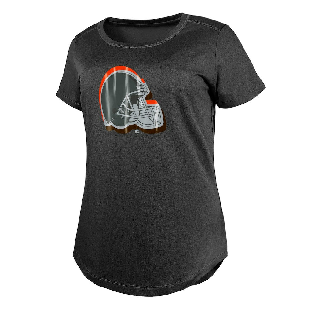 Cleveland Browns New Era Women's 2024 NFL Draft T-Shirt Charcoal - NFL