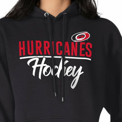 Carolina Hurricanes - G-III 4Her by Carl Banks Women's Team Sport Tri-Blend Fleece Hoodie Black