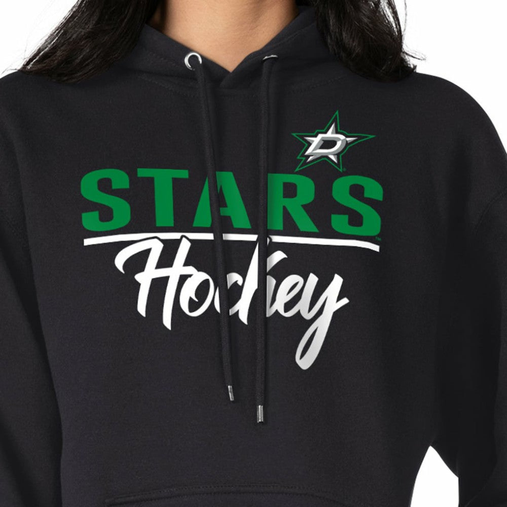 Dallas Stars - G-III 4Her by Carl Banks Women's Team Sport Tri-Blend Fleece Hoodie Black