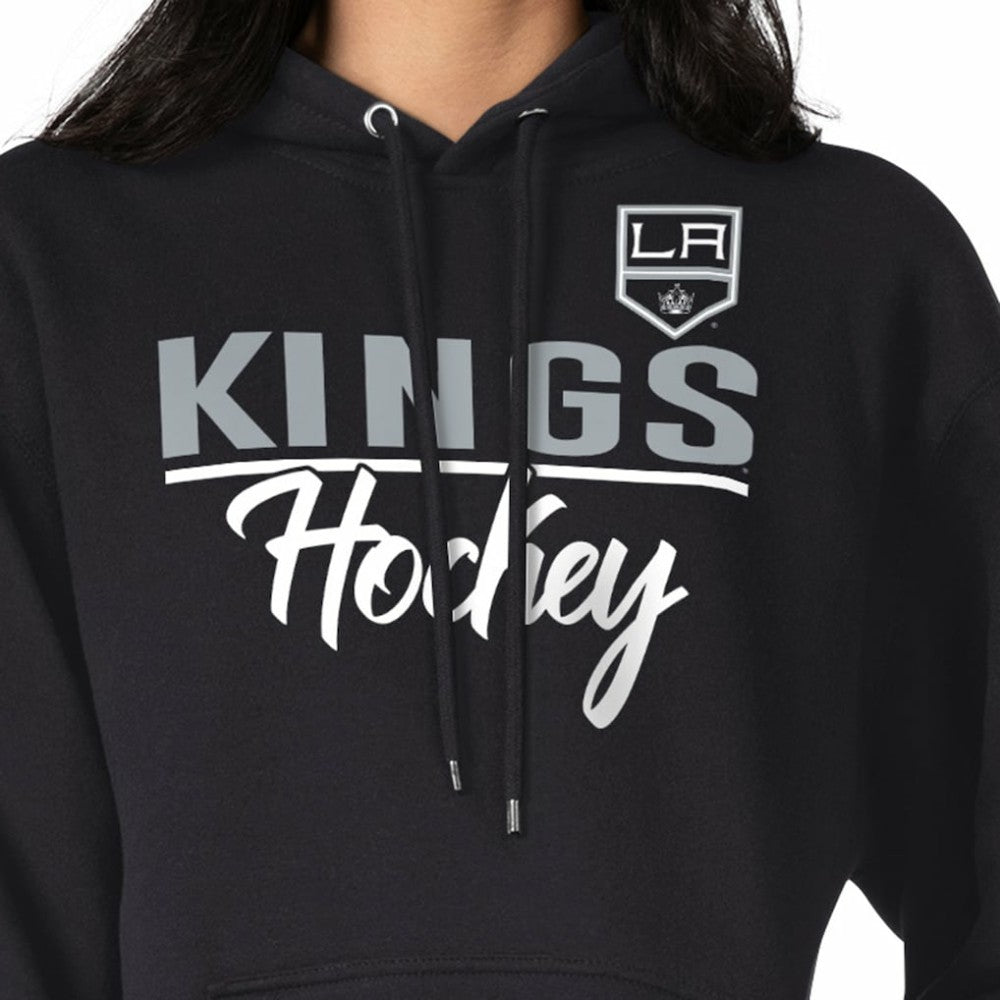 Los Angeles Kings - G-III 4Her by Carl Banks Women's Team Sport Tri-Blend Fleece Hoodie Black