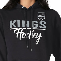 Los Angeles Kings - G-III 4Her by Carl Banks Women's Team Sport Tri-Blend Fleece Hoodie Black