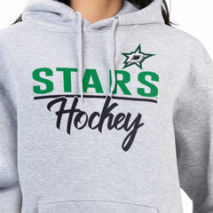 Dallas Stars - G-III 4Her by Carl Banks Women's Team Sport Tri-Blend Fleece Hoodie Heather Gray