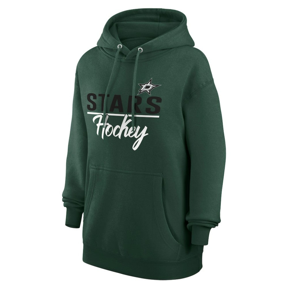 Dallas Stars - G-III 4Her by Carl Banks Women's Team Sport Tri-Blend Fleece Hoodie Green