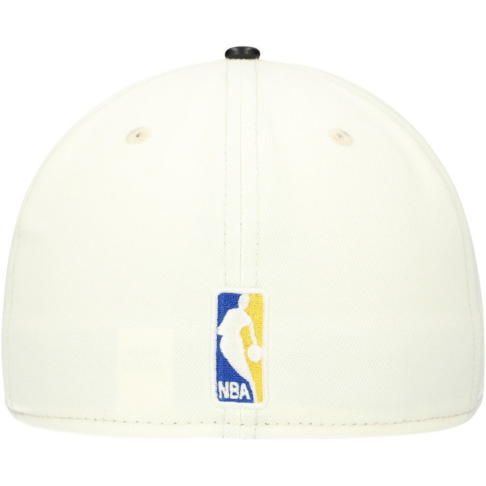 New Era - Golden State Warriors Faux Leather Visor Two-Tone 59FIFTY Fitted Hat - White/Black