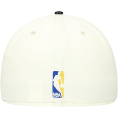 New Era - Golden State Warriors Faux Leather Visor Two-Tone 59FIFTY Fitted Hat - White/Black