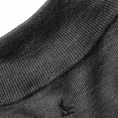 New York Jets Charles Tyrwhitt Merino Quarter-Zip Pullover Sweater Gray - NFL