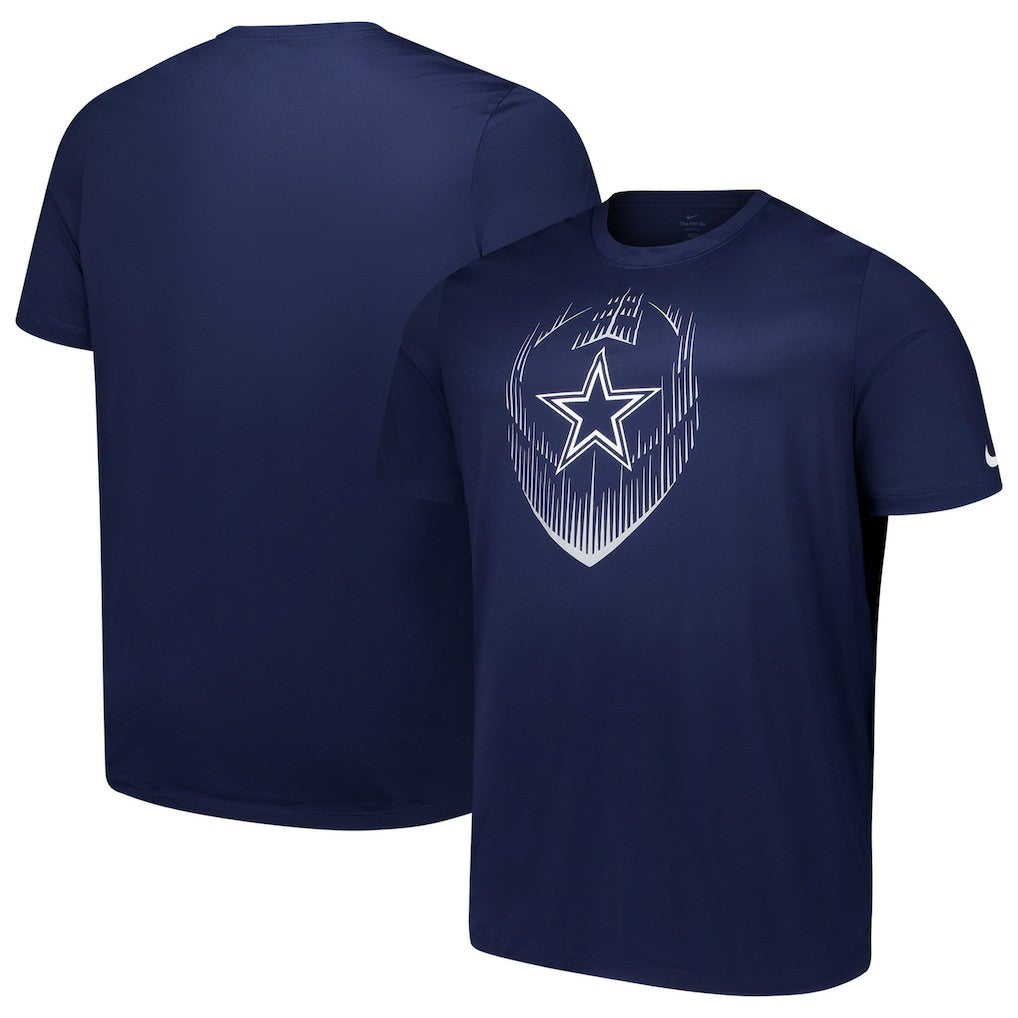 Dallas Cowboys Big & Tall Blitz Legend Icon T-Shirt Navy - Nike