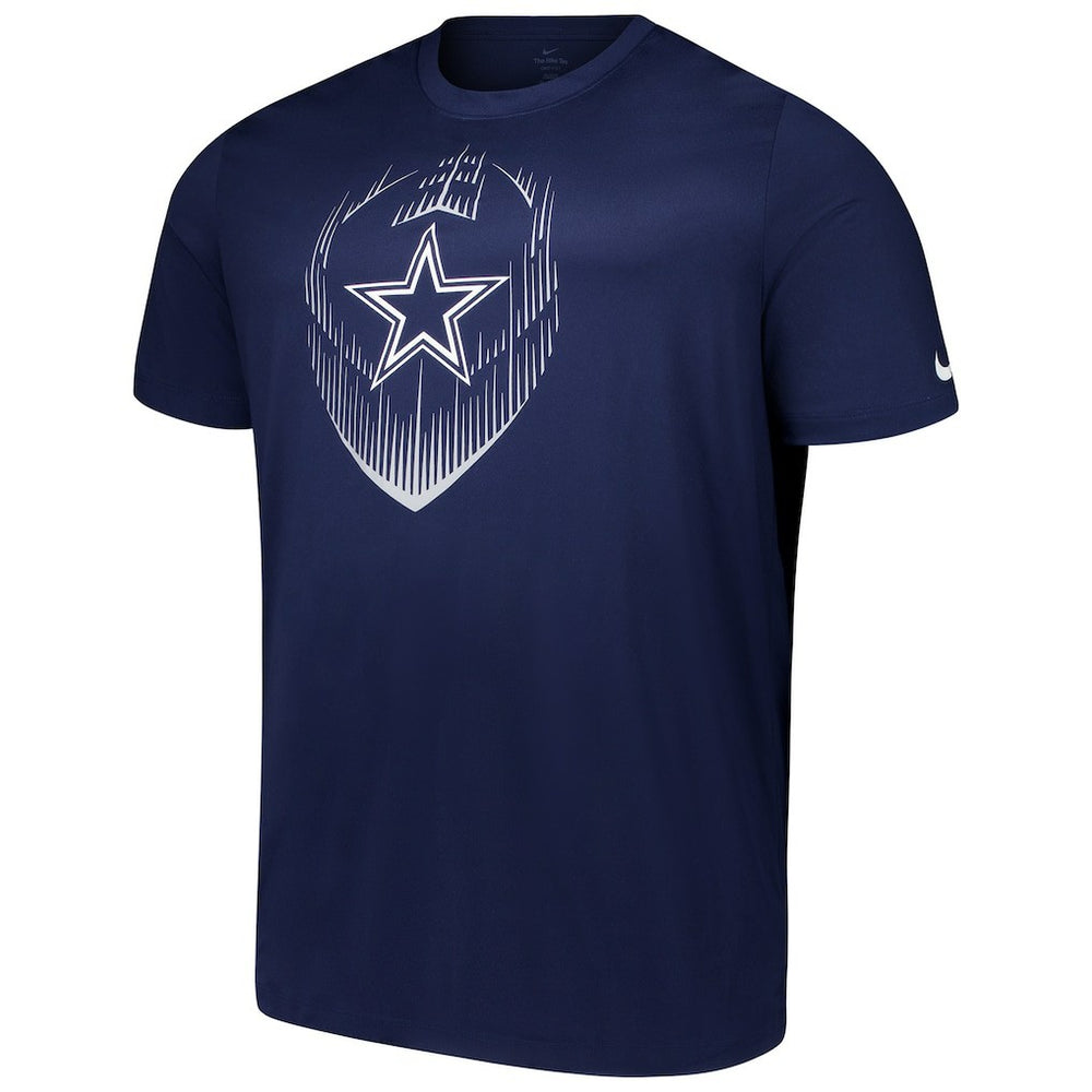 Dallas Cowboys Big & Tall Blitz Legend Icon T-Shirt Navy - Nike