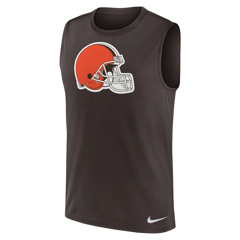 Cleveland Browns Blitz Legend Dri-FIT Muscle Tank Top Brown - Nike