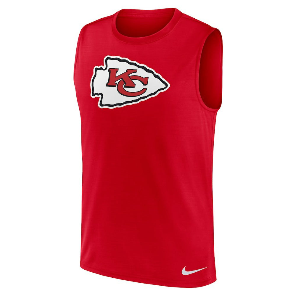 Kansas City Chiefs Blitz Legend Dri-FIT Muscle Tank Top Red - Nike