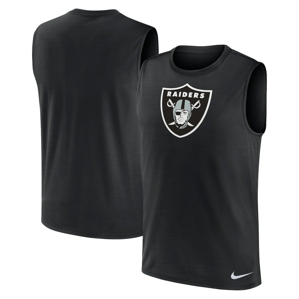 Las Vegas Raiders Blitz Legend Dri-FIT Muscle Tank Top Black - Nike