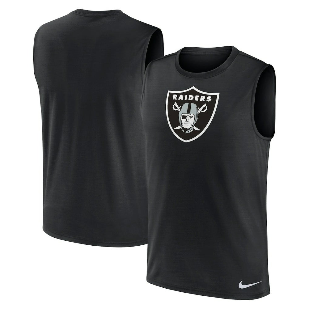 Las Vegas Raiders Blitz Legend Dri-FIT Muscle Tank Top Black - Nike