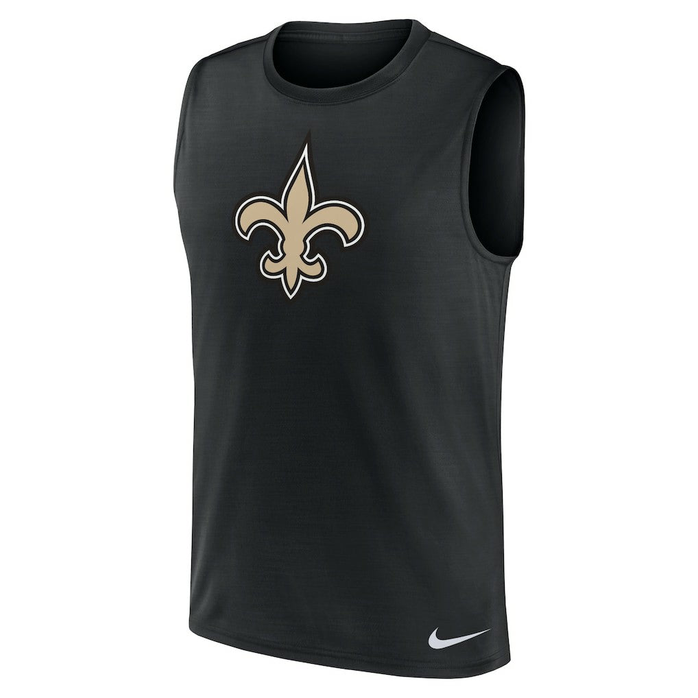 New Orleans Saints Blitz Legend Dri-FIT Muscle Tank Top Black - Nike