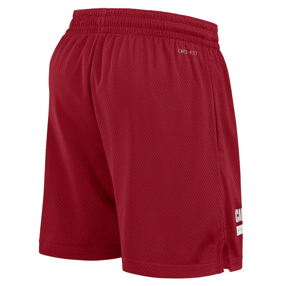 Arizona Cardinals 2024 Sideline Performance Mesh Shorts Cardinal - Nike