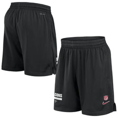 Atlanta Falcons 2024 Sideline Performance Mesh Shorts Black - Nike
