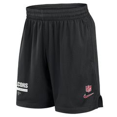Atlanta Falcons 2024 Sideline Performance Mesh Shorts Black - Nike