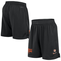 Cincinnati Bengals 2024 Sideline Performance Mesh Shorts Black - Nike