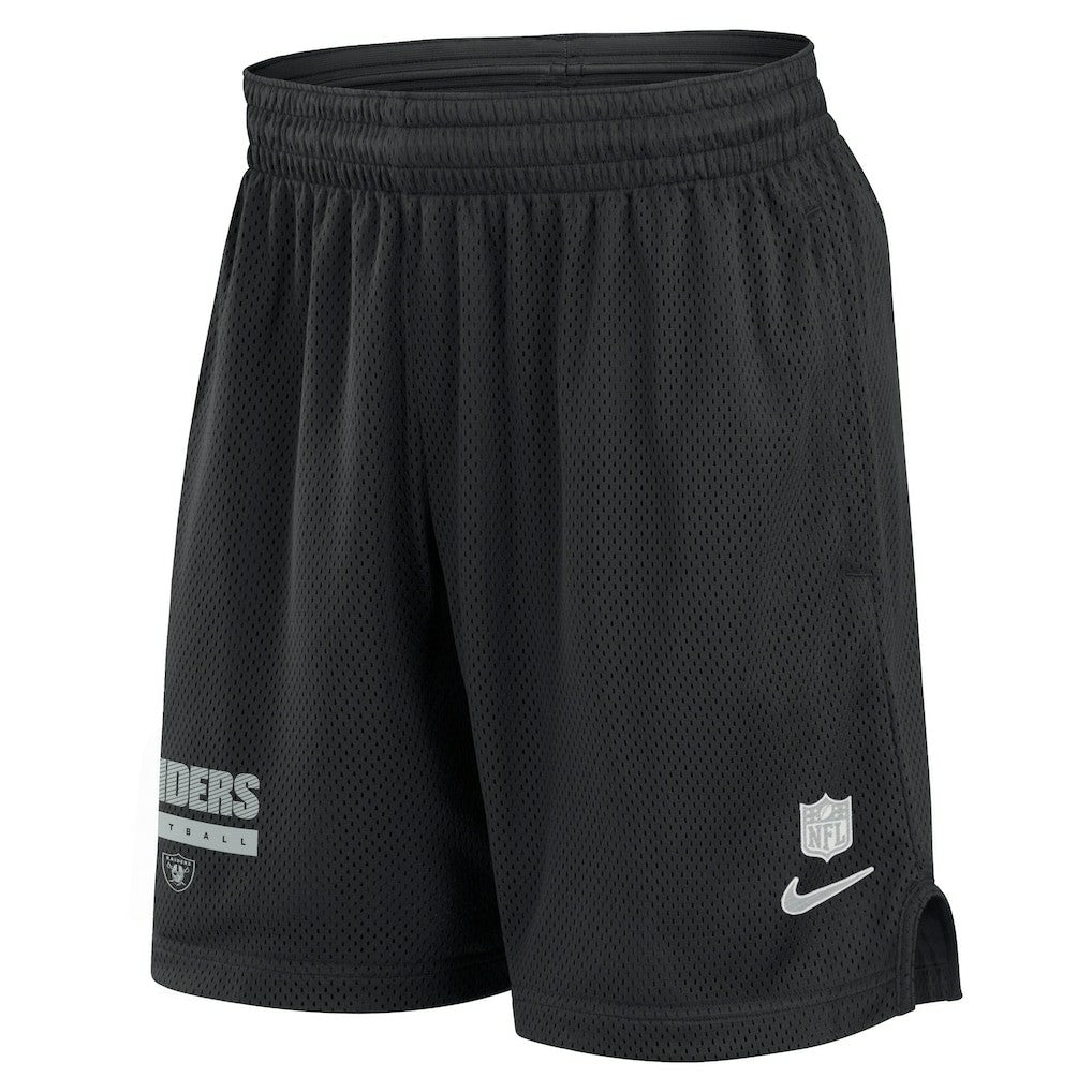 Las Vegas Raiders 2024 Sideline Performance Mesh Shorts Black - Nike