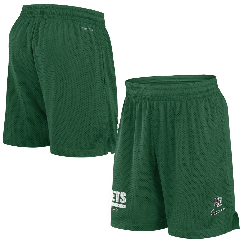 New York Jets 2024 Sideline Performance Mesh Shorts Green - Nike