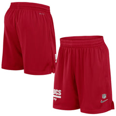 Tampa Bay Buccaneers 2024 Sideline Performance Mesh Shorts Red - Nike