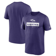 Baltimore Ravens Sideline Legend Performance T-Shirt Purple - Nike